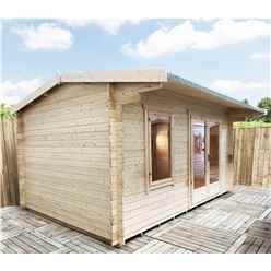 4 5m 15ft Wide Log Cabins Buy Online Today